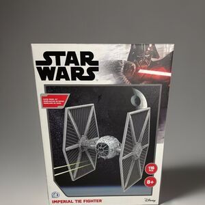 Star Wars~ Disney ~4D Cityscape Imperial TIE Fighter Puzzle Model ~New